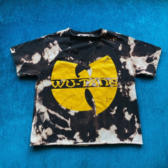 Tops - Wu-tang Reverse Dyed V-neck Chocker Cut Tes